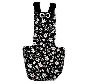 lot 43928 image: Chicken Diapers Duck Diaper Diaperalls for Hens, Roosters, Ducks, Ducklings - Reusable, Adjustable by Uni Infinity (Black Floral, Chicken Small, 1, Count) - Retail $27