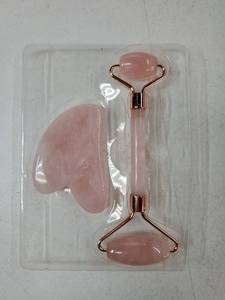 lot 43952 image: Facial Roller & Gua Sha - Facial Tools Face Body Treatment, Reduce Puffiness, Lymphatic Drainage, Facial Tension - Retail $15
