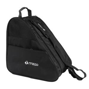 lot 44000 image: Roller Skate Bag, Ice Skates Bag 3 Layer, Breathable Bag for Skates Inline Skate Bag with Adjustable Shoulder Strap, Zipper Pocket Rollerblade Bag for Kids Teenager Men Women(Black Skate Bag) - Retail $21