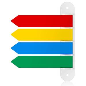 lot 44013 image: 1 Pc Exam Room Flags Pack 7 Inches Long Door Flags Primary Colors Chamber Room Status Indicators Signal Sign for Doctors Offices Hospitals and Clinics Supplies - Retail $17