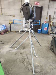 lot 11527 image: ATEC Radius 270 BaseballSoftball Pitching Machine Model RAD0104