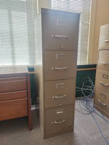 lot 16571 image: 52 Anderson-Hickey Volunteer Line 4-Drawer File Cabinet
