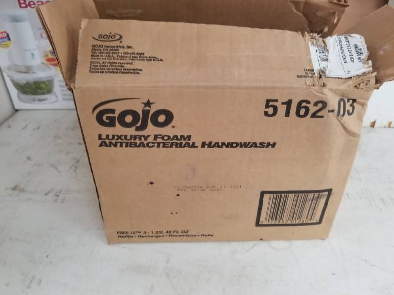 lot 5373 image: GoJo Antibacterial Handwash for Dispensers 2 cases
