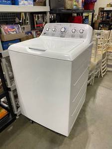 lot 600 image: GE deep fill washing machine 43 x 27 x 26 in
