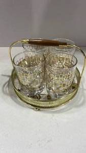 lot 1053 image: Georges Briard vintage MCM glasses set