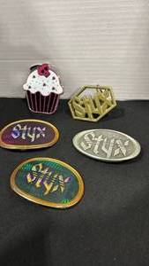 lot 1082 image: Vintage Styx Belt Buckles