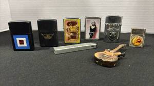 lot 1083 image: Rock Band Memorabilia Lighters