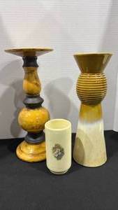 lot 1088 image: Ceramic Candle Accents and more