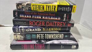 lot 1165 image: Classic Rock Biography Book Collection