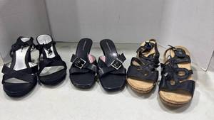 lot 1231 image: Womens heelswedges size 10