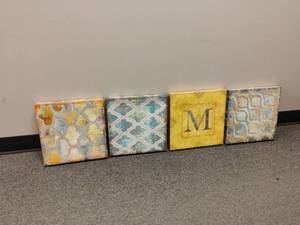 lot 1803 image: Wall Decor. Moroccan Inspired.  12 x 12 each