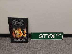 lot 1812 image: Wall Decor. Styx Memorabilia.  Largest is 18 x 12