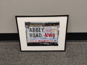 lot 1819 image: Wall Decor.  Abbey Road. 11.5 x 14