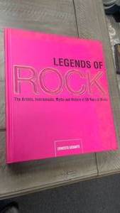 lot 1850 image: Legends of Rock hard back book
