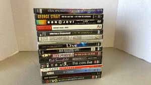 lot 1860 image: Rick Springfield, Johnny Cash and other DVDs