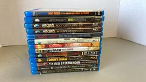 lot 1862 image: Aerosmith, Alice Cooper and other BluRay movies