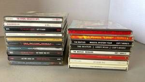 lot 1874 image: The Beatles, Rolling Stones and other CDs