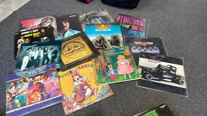 lot 1875 image: Aerosmith and other records