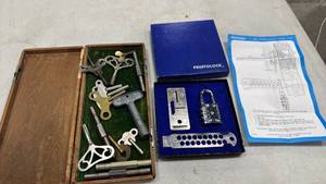 lot 2014 image: Prestolock set it yourself travel lock and clock keys