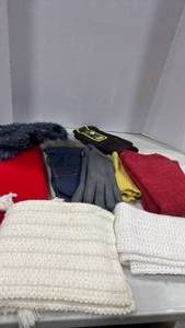 lot 2044 image: Scarves and gloves
