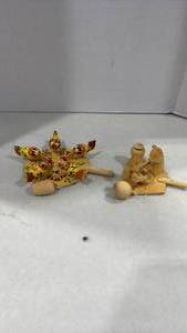 lot 2062 image: Wooden mechanical toys