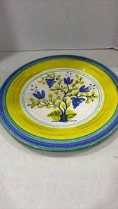 lot 2105 image: Vintage California Majolica 10 inch Hand-Painted Plate
