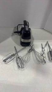 lot 2134 image: Hamilton Beach Hand Mixer with Attachments