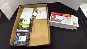 lot 2208 image: Ink cartridges and photo paper
