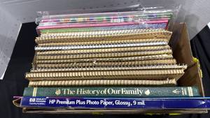 lot 2220 image: Notebooks, photo paper and stationary