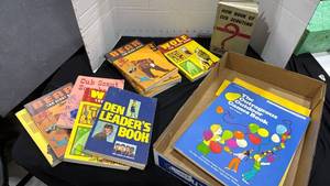 lot 2227 image: Outdoor games book and Cub Scouting books