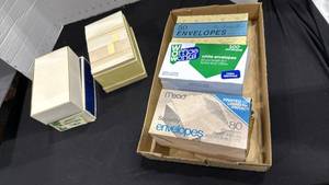 lot 2269 image: Business plain cards with envelopes and envelopes