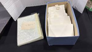 lot 2270 image: Document preservation binders and greeting card envelopes