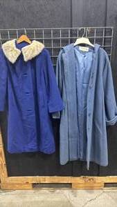 lot 2400 image: Womens Vintage Sears and Forstmann Coats Size 10