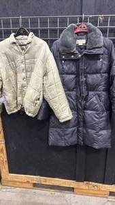 lot 2405 image: Michael Kors Knee Length Puffer Coat and Puffer Jacket Medium