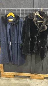 lot 2407 image: Two Vintage Ladies Coats Size M L Henrys Stroock and Benmor
