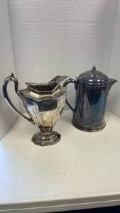 lot 5011 image: Reed & Barton etched and other silver plate pitchers