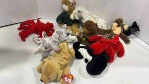 lot 6016 image: TY Beanie Babies Collection Lot of 9