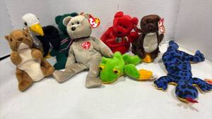 lot 6021 image: Another Ty Beanie Babies with Nuts the Squirrel
