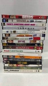 lot 6041 image: Mixed Genre DVD Movie Collection - 15 Popular Titles