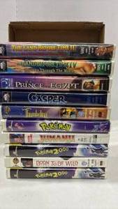 lot 6048 image: 1990s-2000s VHS Movie Childrens Collection