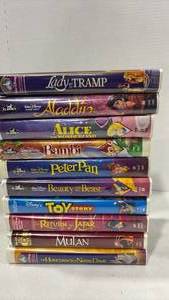 lot 6050 image: Disney VHS Movie Collection - Black Diamond Classics