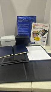 lot 6083 image: Office supplies including index card holderfile and more