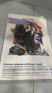 lot 6091 image: American Savings Salutes Norman Rockwell print 17x11