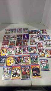lot 6099 image: Bronco and other team football cards