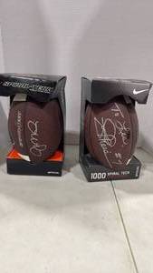 lot 6104 image: Signed footballs