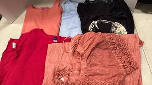 lot 1248 image: Womens tops size 1820,3x,2x and xl