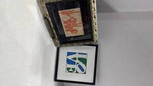 lot 1280 image: Signed and numbered framed wall decor and other framed decor