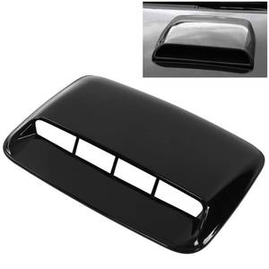 lot 3125 image: Engine Hood Air Outlet Vent Moulding Cover Trim, Hood Scoop Body Kit Glossy Black Bonnet Cover Universal for Car Modification