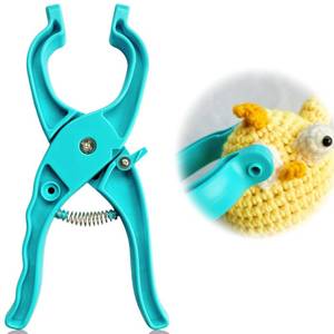 lot 4018 image: SPMKTQK Safety Eye Tool, Safety Eye Auxiliary Tool for Amigurumi, Safety Eyes Crochet Tools for Amgurumi Crochet & Stuffed, 5-30mm Animal Eyes Making Supplies Tool (Blue)