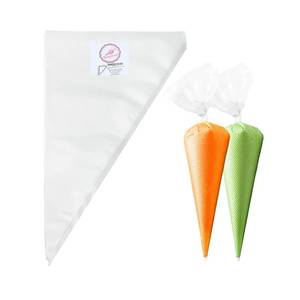 lot 4048 image: Keenpioneer 14-Inch Disposable Decorating & Pastry Bags, Tipless Icing Piping Bag for Cake, Cream Frosting and Cookie Decoration, Pack of 100 (Clear)
